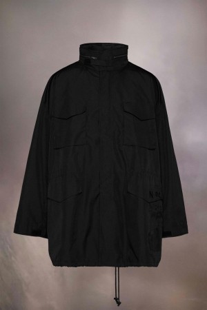 Maison Margiela Invitation Zip Coat Black | USA_MM95074