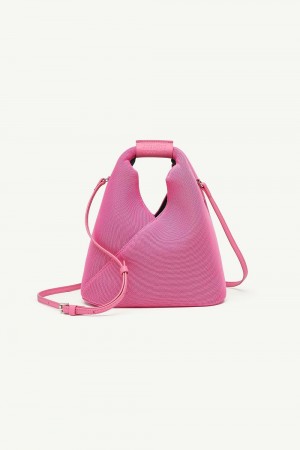 Maison Margiela Japanese Mesh Crossbody Bag Pink | USA_MM77425