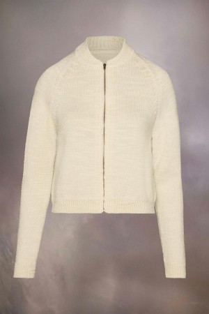 Maison Margiela Knit Cardigan White | USA_MM84415