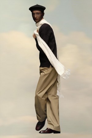 Maison Margiela Knitted Scarf White | USA_MM46125