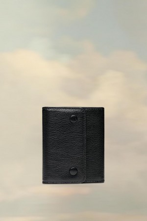 Maison Margiela Leather Card Case Black | USA_MM32718