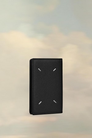 Maison Margiela Leather Card Case Black | USA_MM15277