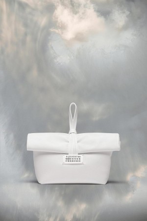 Maison Margiela Leather Clutch White | USA_MM25320