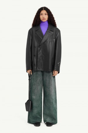 Maison Margiela Leather Jacket Black | USA_MM62064