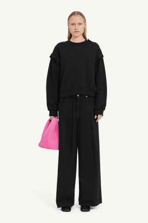 Maison Margiela Lightweight Denim 5-pocket Trousers Black | USA_MM32536