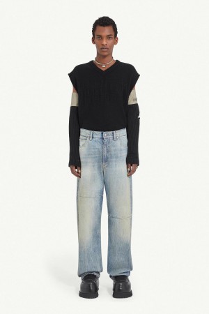 Maison Margiela Mid-rise Jeans Light Blue | USA_MM41406