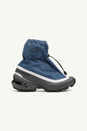 Maison Margiela Mm6 X Salomon Cross Mid Sneakers Blue Grey | USA_MM12569