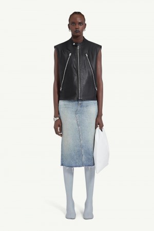 Maison Margiela Motorcycle Gilet Black | USA_MM12215