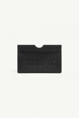 Maison Margiela Numeric Logo Cardholder Black | USA_MM67193