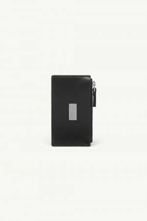 Maison Margiela Numeric Zipped Cardholder Black | USA_MM19866