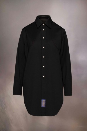 Maison Margiela Pendleton Reversible Shirt Black | USA_MM83907