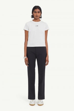Maison Margiela Print T-shirt White | USA_MM40915