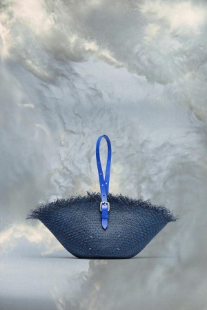 Maison Margiela Recicla Handbag Blue | USA_MM84699