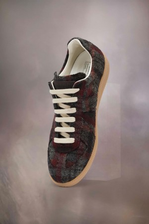 Maison Margiela Recicla Replica Sneakers Red Black | USA_MM32716
