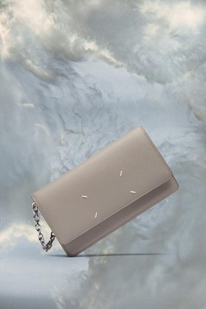 Maison Margiela Recicla Wallet Bag Grey | USA_MM71181