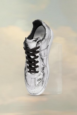 Maison Margiela Replica Broken Mirror Sneakers Silver | USA_MM20615