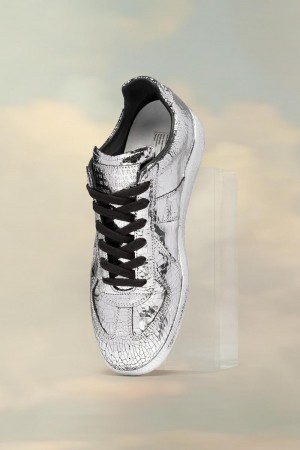 Maison Margiela Replica Broken Mirror Sneakers Silver | USA_MM22682