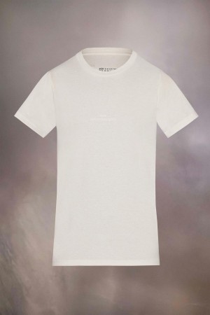 Maison Margiela Reverse Logo T-shirt White | USA_MM23085