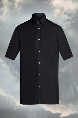 Maison Margiela Short-sleeve Shirt Black | USA_MM54679