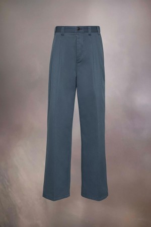 Maison Margiela Skater Chino Trousers Blue | USA_MM44754
