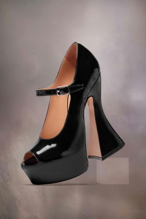 Maison Margiela Sketch Mary-jane Black | USA_MM24772