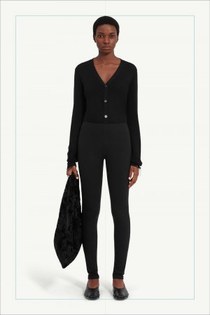 Maison Margiela Skinny Trousers Black | USA_MM47505