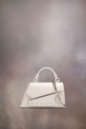 Maison Margiela Snatched Asymmetric Micro White | USA_MM80970