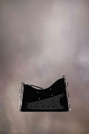 Maison Margiela Snatched Hobo Micro Black | USA_MM41472