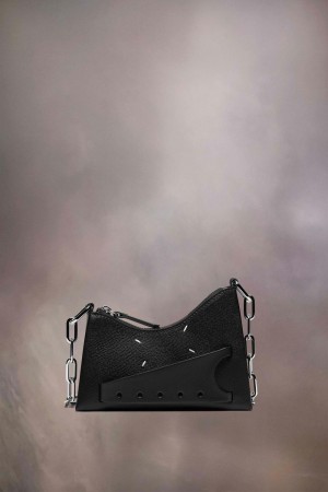 Maison Margiela Snatched Hobo Micro Black | USA_MM96813
