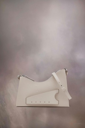 Maison Margiela Snatched Hobo Small Beige | USA_MM54183