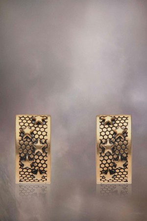 Maison Margiela Star Hoop Earrings Gold | USA_MM16292