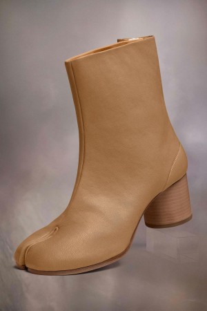 Maison Margiela Tabi Ankle Boots Khaki | USA_MM46738