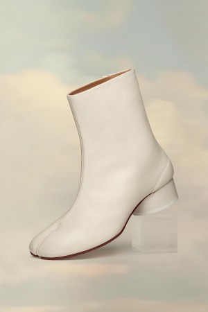 Maison Margiela Tabi Ankle Boots White | USA_MM52320
