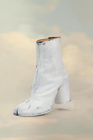 Maison Margiela Tabi Bianchetto Boots White | USA_MM77351