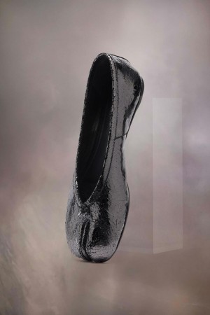 Maison Margiela Tabi Broken Mirror New Ballerinas Black | USA_MM14153