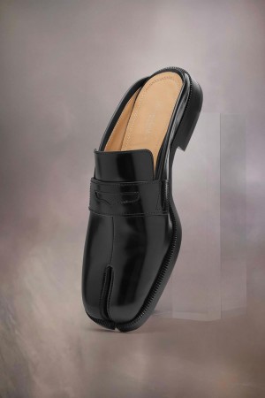 Maison Margiela Tabi City Loafer Mules Black | USA_MM27244