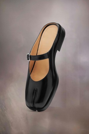 Maison Margiela Tabi City Mary-jane Mules Black | USA_MM83508