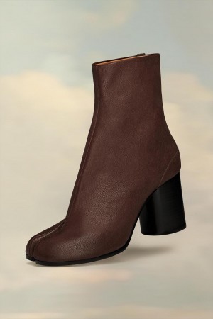 Maison Margiela Tabi Heeled Boots Brown | USA_MM81838