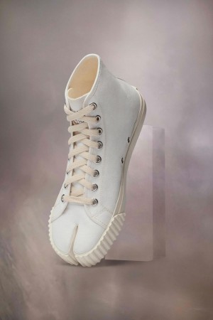 Maison Margiela Tabi High-top Sneakers White | USA_MM10002