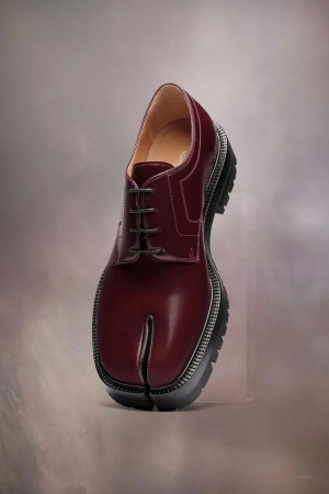 Maison Margiela Tabi Lace-ups Red | USA_MM75589