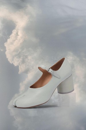 Maison Margiela Tabi Mary-janes Light Blue | USA_MM56149
