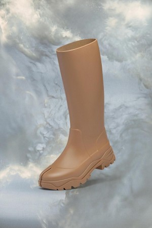 Maison Margiela Tabi Rain Boots Khaki | USA_MM78693