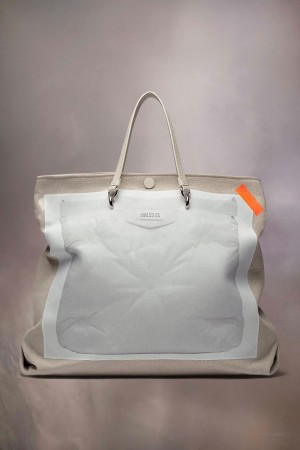 Maison Margiela Trompe L'oeil Glam Slam Shopping Grey | USA_MM53577