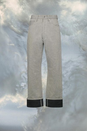 Maison Margiela Turn-up Jeans Grey | USA_MM69002