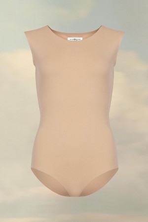 Maison Margiela Viscose Bodysuit Coral | USA_MM43810