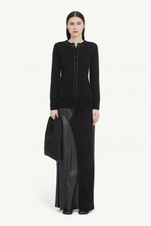 Maison Margiela Wool Cardigan Black | USA_MM96979