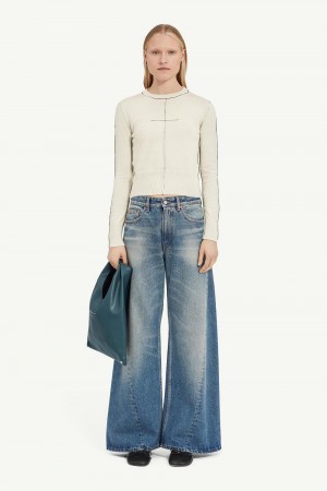 Maison Margiela Wool Jumper Beige | USA_MM53558