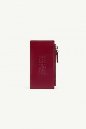 Maison Margiela Zipped Cardholder Red | USA_MM62909